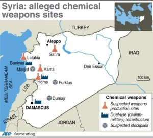 Ph : DR - La Syrie a "déjà donné son accord" à la proposition russe de placer son arsenal chimique sous contrôle international