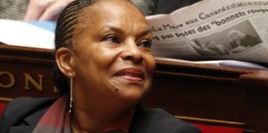 La ministre française de la Justice, Christiane Taubira, à l'Assemblée nationale, le mercredi 13 novembre 2013