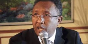 Ph: Dr - Hery Rajaonarimampianina, candidat au deuxième tour de l’élection présidentielle à Madagascar qui s'en prend à la presse de son pays