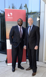Kola Aluko et Scott Aitken, Co-Présidents de Atlantic Energy pendant la African Oil Week