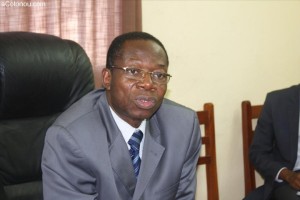 Ph/DR-: Etienne Kossi, ministre de la Communication, des Technologies de l'Information et de la Communication