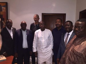 PH:dr-: La coalition composée des FCBE- RB et PRD qui porte la candidature de Lionel Zinsou