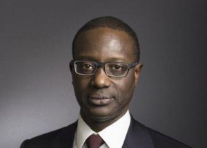 Ph/DR-: Tidjane Thiam, le franco-ivoirien, directeur général de Crédit Suisse