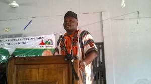 Ph/DR-: Pr Dodji Amouzouvi, porte-parole du MUDEB
