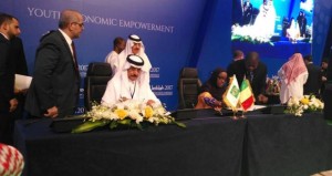 Ph/ Dr-: Présidium de la 42ème réunion annuelle de la Banque Islamique de Développement (BID) tenue à Djeddah en Arabie Saoudite 