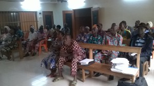 Des participants de Tori très attentifs aux communications