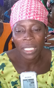 Ph: DR-: Boko Leatitia revendeuse à Sagon (Ouinhi)
