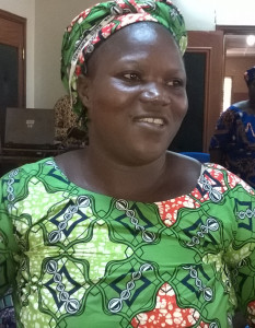 Ph: DR-: Hounsa Joséphine, transformatrice des produits agricoles (Gari et huile rouge) à Gbégoudo (Tori-Cada)